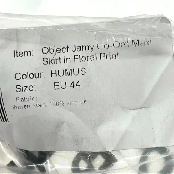 Object Women Jamy Co-Ord Maxi Skirt in Floral Print - Size 44 - Picture 7 of 7